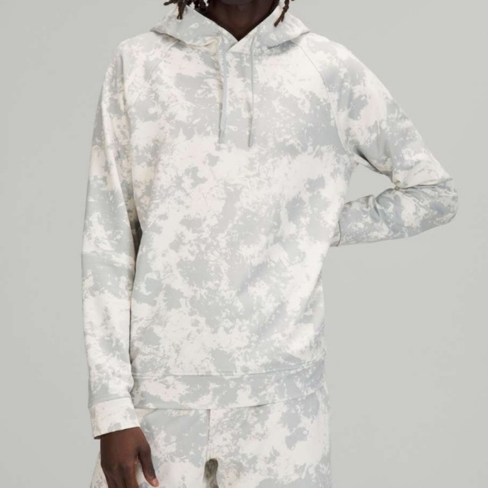 💎 Lululemon Men's City Sweat Pullover Hoodie Spectral Opal Silver Drop #0361